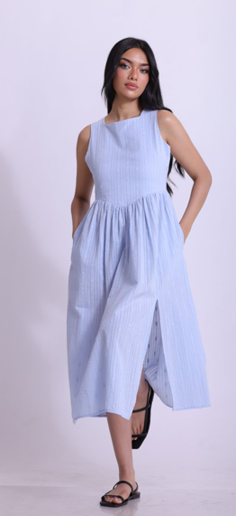 Bow Back A-Line Dress