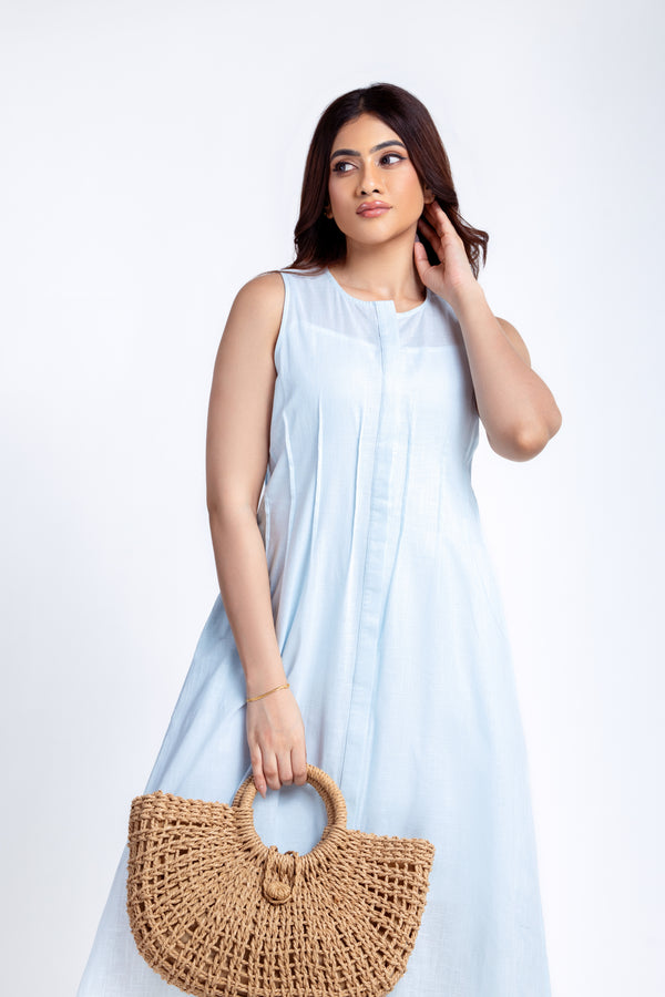 Fehintola Pleat Linen Dress