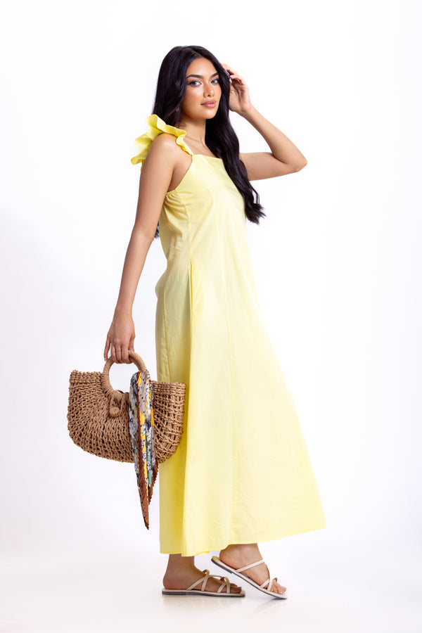 Ruffle Strap Dress