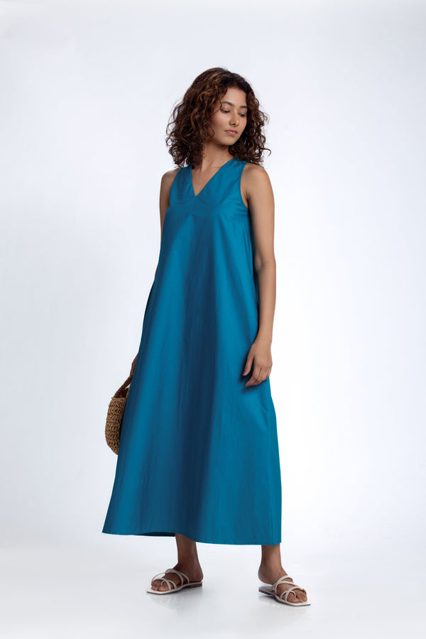 V Neck A Line Dress