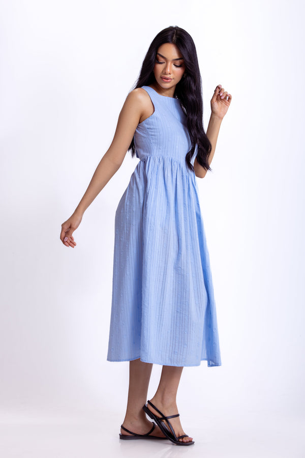 Bow Back A-Line Dress