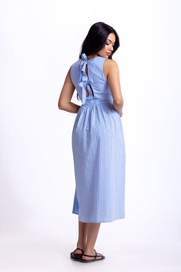 Bow Back A-Line Dress