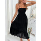 Taffeta Midi Dress