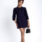 Ridley Long Sleeve Linen Mini Dress