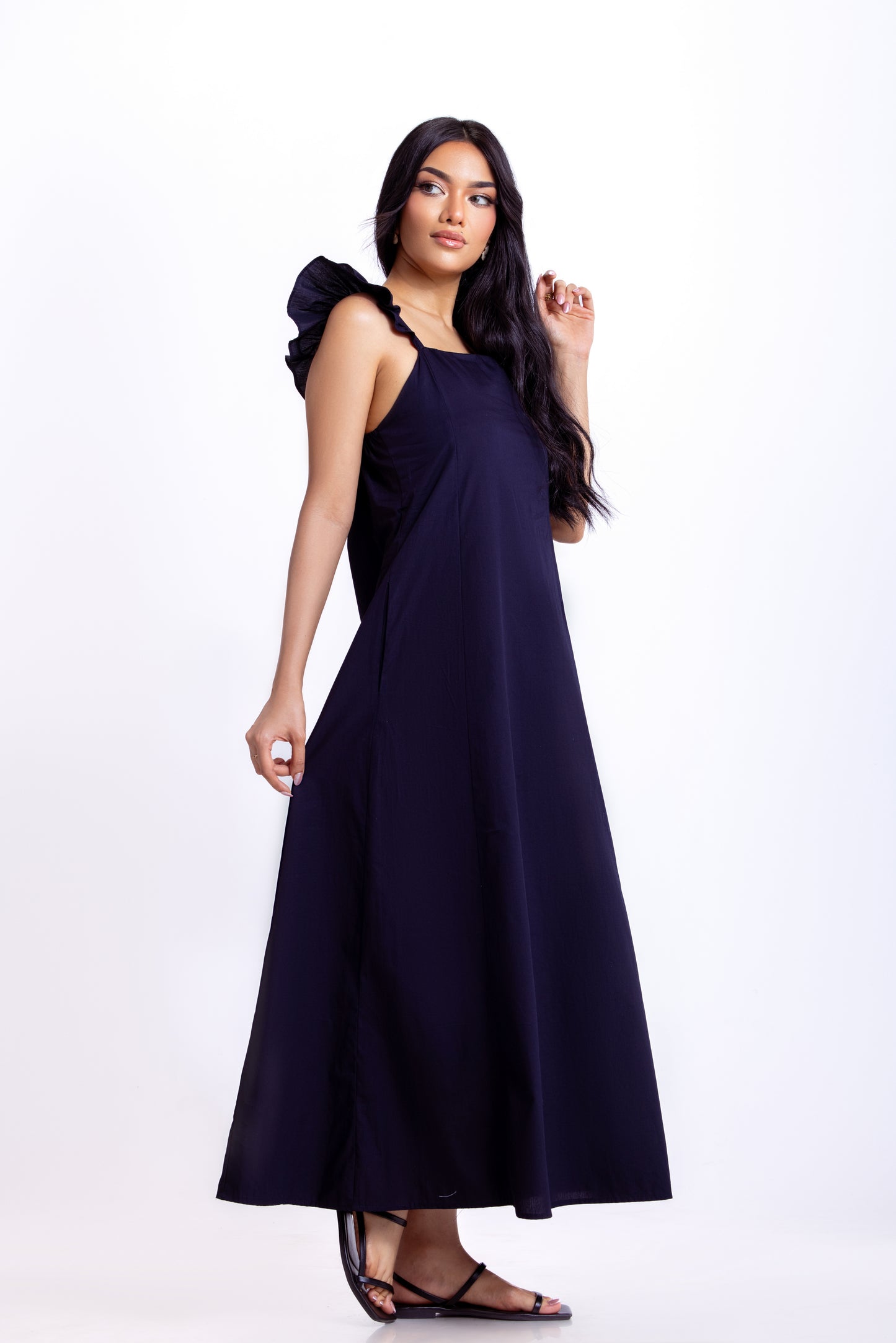 Ruffle Strap Dress