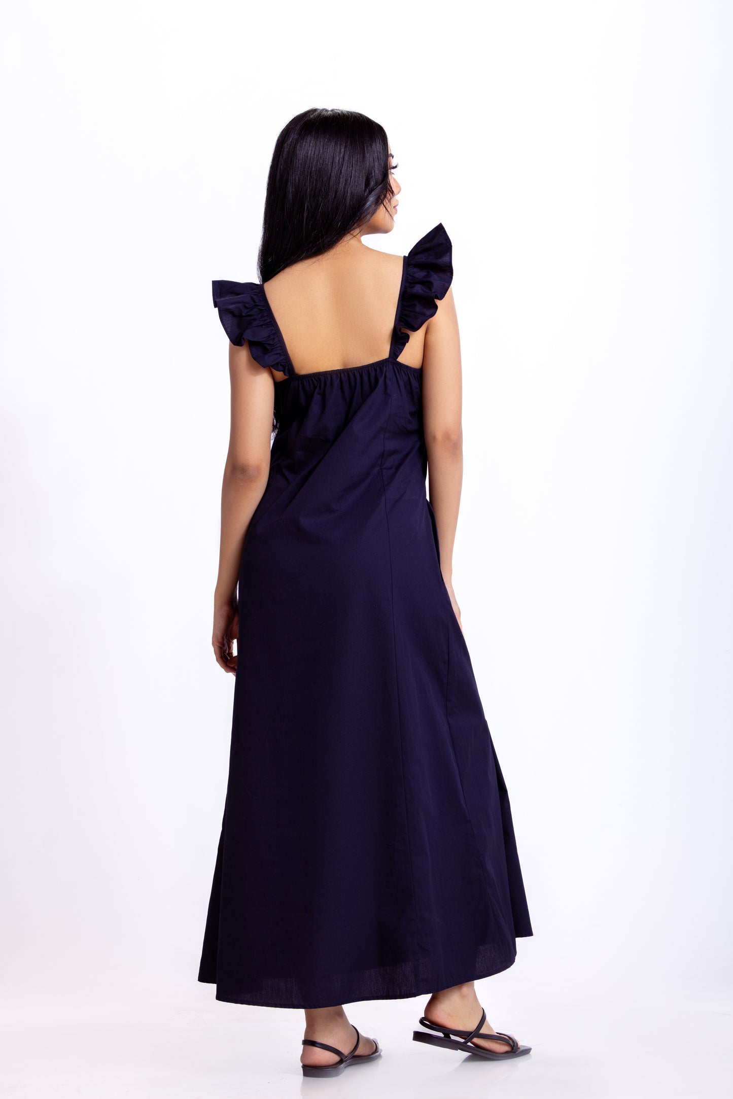 Ruffle Strap Dress