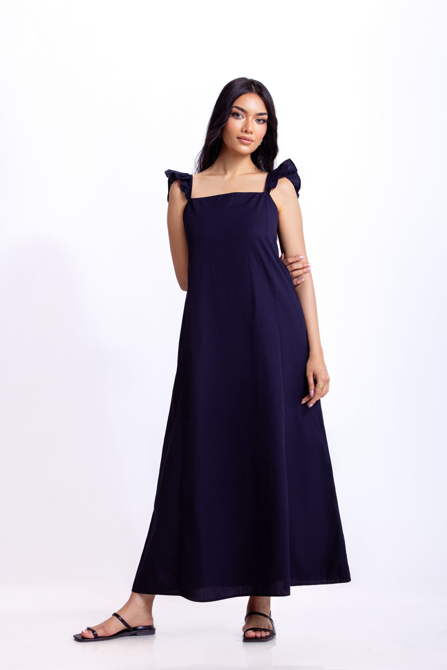 Ruffle Strap Dress