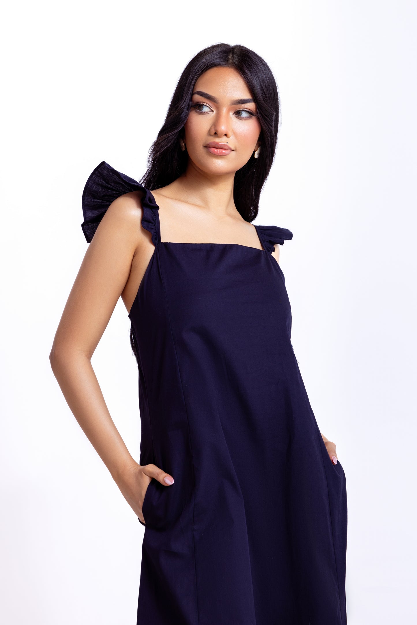 Ruffle Strap Dress