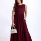 Sleeveless Dress With Side Yokes