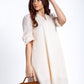 Long Sleeve Linen Dress