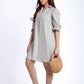 Long Sleeve Linen Dress