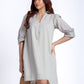 Long Sleeve Linen Dress