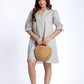 Long Sleeve Linen Dress
