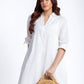 Long Sleeve Linen Dress