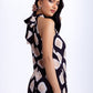 Sleeveless Maxi Dress With High Neck