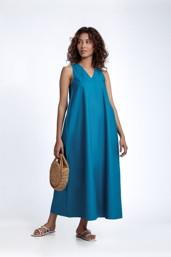 V Neck A Line Dress