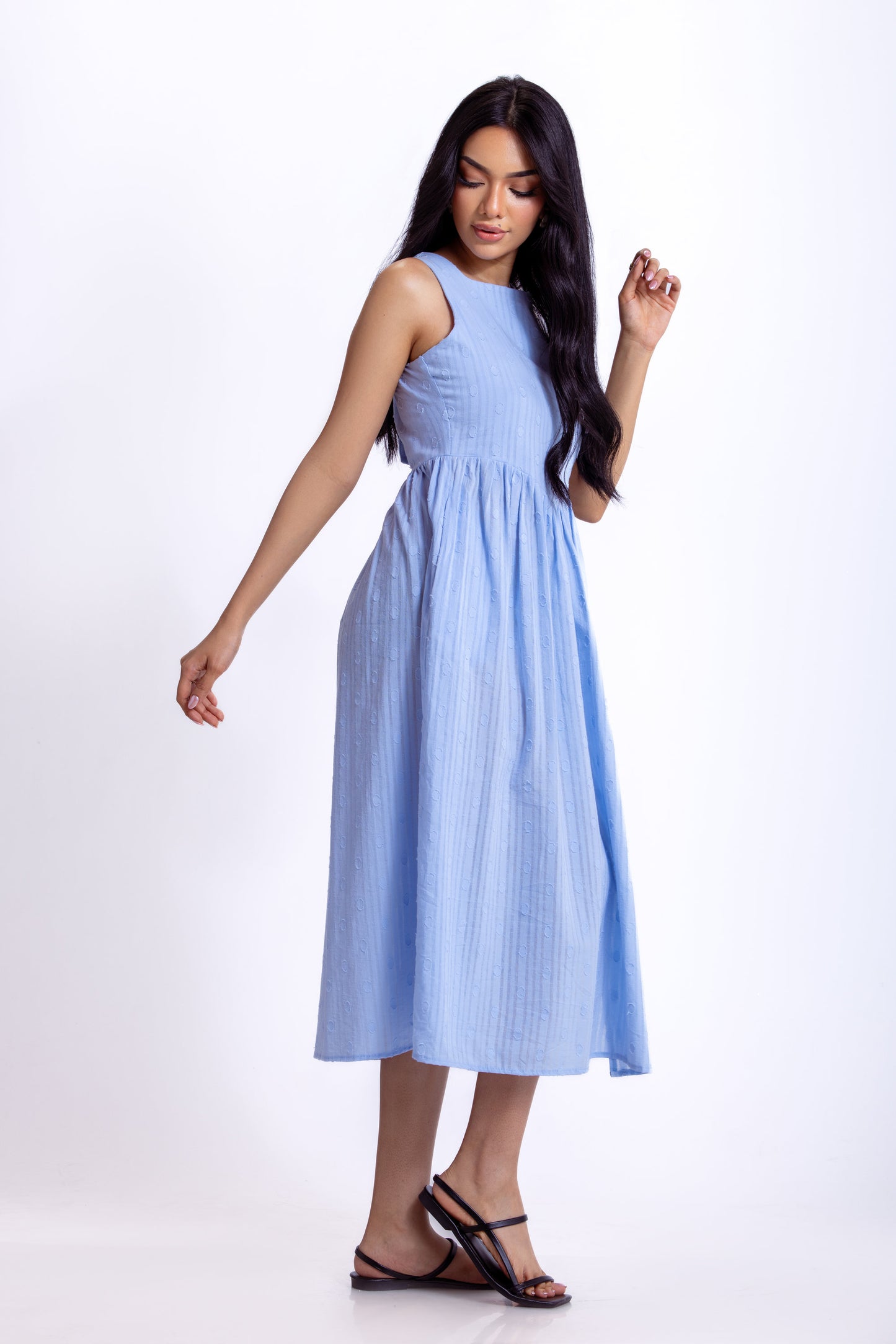 Bow Back A-Line Dress