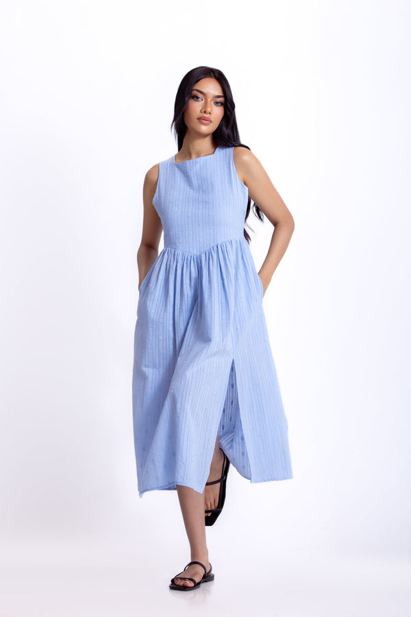 Bow Back A-Line Dress