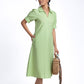 A-Line Flared Cotton Dress