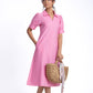 A-Line Flared Cotton Dress