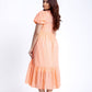Hettie Tie Front Midi Dress
