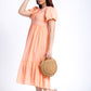 Hettie Tie Front Midi Dress