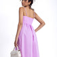 Taffeta Midi Dress