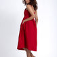 Taffeta Midi Dress