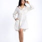 Long Sleeve French Linen shirt dress