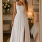 Bow Back A-Line Dress